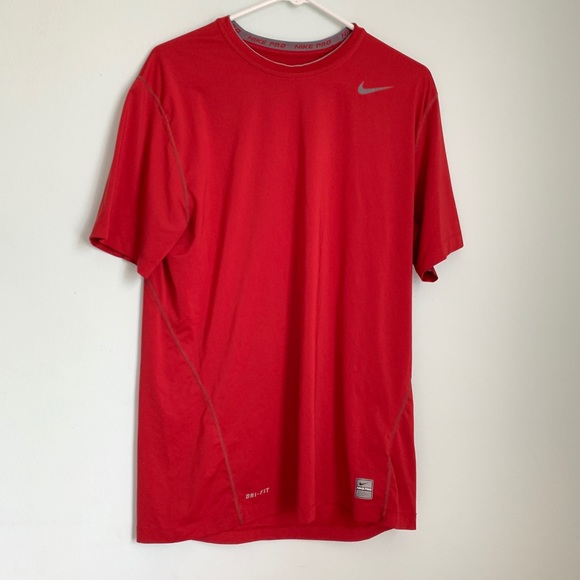 ‼️Sale‼️Mens Red Nike Pro Athletic Shirt ‼️Sale‼️Mens Red Nike Pro Athletic Shirt